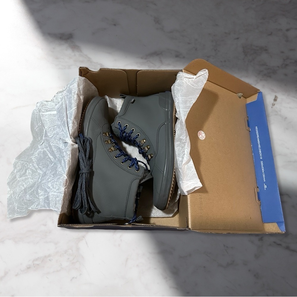 NIB Women’s KEDS Scout Boot II Water Resistant W/ Dream Foam Matte Gray Size 11 - Picture 8 of 12